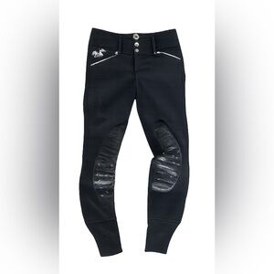Women's Black Equestrian Leggings